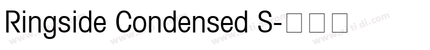 Ringside Condensed S字体转换